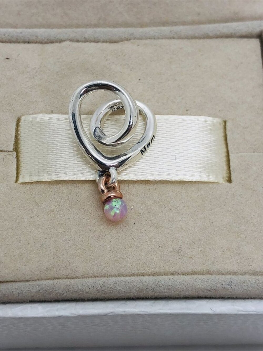 ✨🔥Pandora Two-tone Key to Happiness Double Dangle Charm
